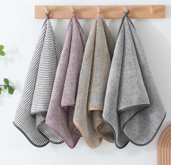 Microfiber Hand Towels (Set Of 3), Ultra-Soft And Absorbent