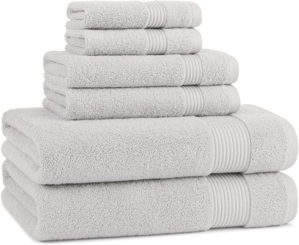 Highly Absorbent Pure Cotton Bath Towel 3-Piece Set, Soft And Durable