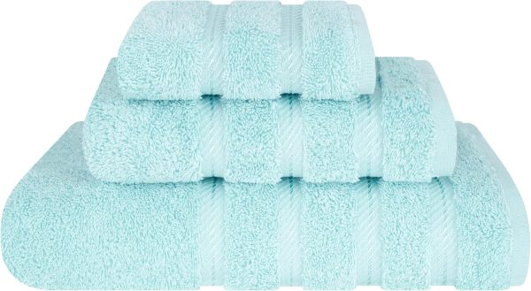 Cotton Bath Towel 3-Piece Set, Soft And Quick-Drying